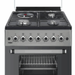 MIKA Standing Cooker, 58cm x 58cm, 3 Gas Burners + 1 Electric Hot Plate