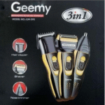 Geemy New Pro Rechargeable Hair Shaving Machine, Shaver- 3 In 1