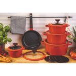 12pcs EDENBERG Cookware Marble Set - Image 2