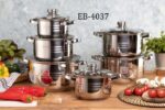 12pcs Edenberg cookware set with induction base