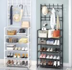 5 Tiers Shoerack with hangers - Image 2