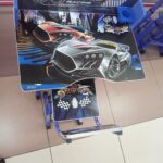 Kids cartoon themed studying table and chair set