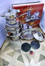 17 Pieces Swiss Home Cookware Set - Image 2