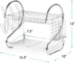 2 Tier Dish Rack - Image 8