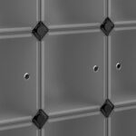 3 Column Plastic Portable Wardrobe/Closet - Image 6