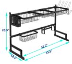 Over the Sink Dish Drying Rack - Image 5