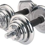 Adjustable Chrome Dumbbells 30kg With Case