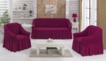 Cotton Turkish Sofa Cover Set - Image 7