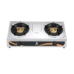 Nunix Stainless Steel 2 Burner Gas Stove