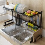 Over The Sink Dish Drying Kitchen Rack Organizer - Image 4