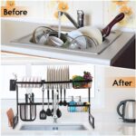 Over The Sink Dish Drying Rack - Image 8