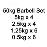50kg Barbell Dumbbell Gym Set - Image 6