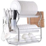 Multifunctional 3-Tier Dish Drying Rack
