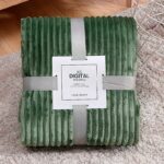 Very Warm Winter Flannel Blanket Blankets Home Sofa Chair Plane Soft Plush Plain Color Bedspread - Image 2