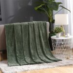 Very Warm Winter Flannel Blanket Blankets Home Sofa Chair Plane Soft Plush Plain Color Bedspread - Image 3