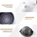 9 in 1 Magic Multifunctional Rotate Vegetable Cutter with Drain Basket - Image 3