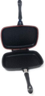 Double Non Stick Griddle Grill Pan, 36 cm - Image 2