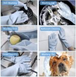 Magic Silicone Dish Washing Gloves - Image 2